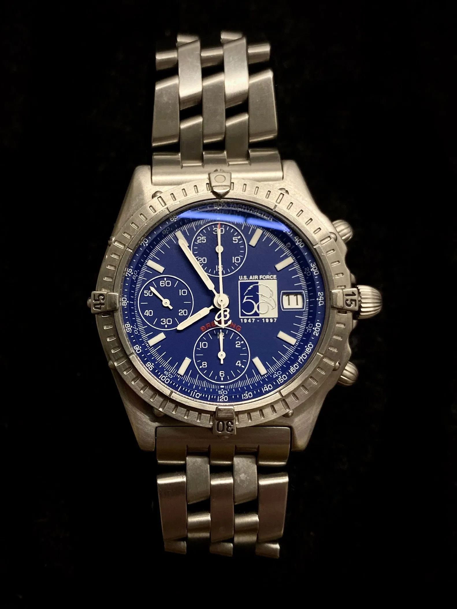 BREITLING Chronomat US Air Force 50th Anniversary Limited Edition #8/50! - $30K Appraisal Value! ✓