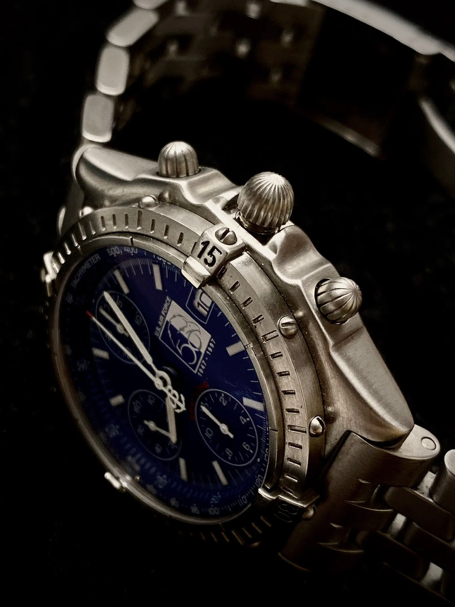BREITLING Chronomat US Air Force 50th Anniversary Limited Edition #8/50! - $30K Appraisal Value! ✓