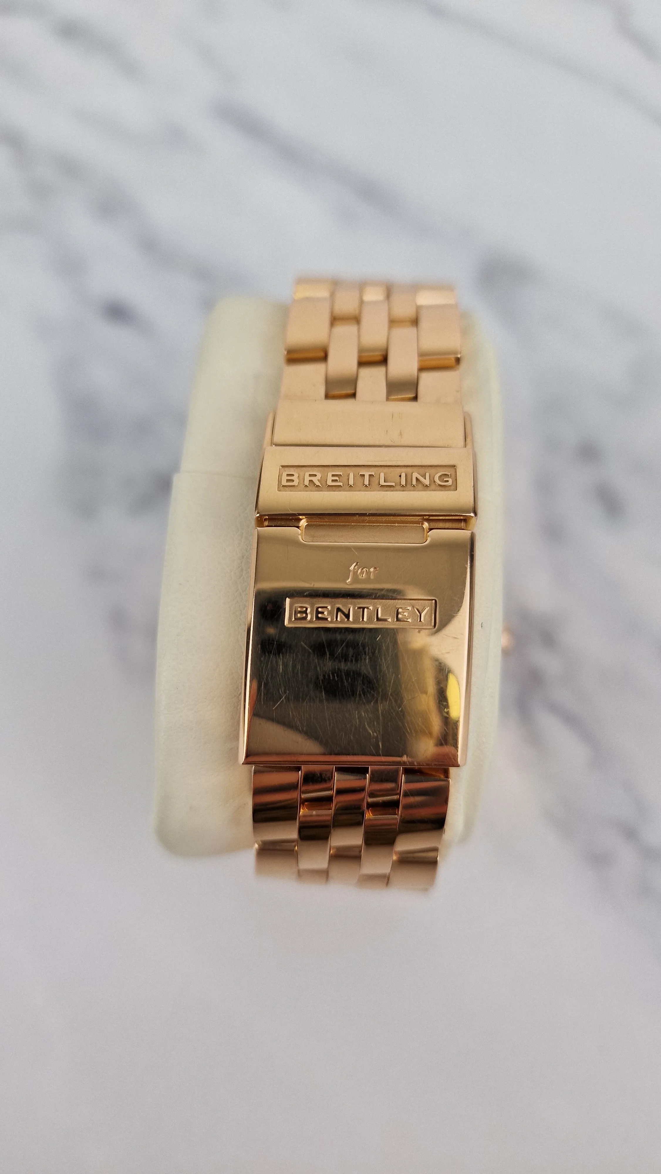Breitling for Bentley Flying B Date 18K Rose Gold Watch MOP Full Set Box & Papers R16362