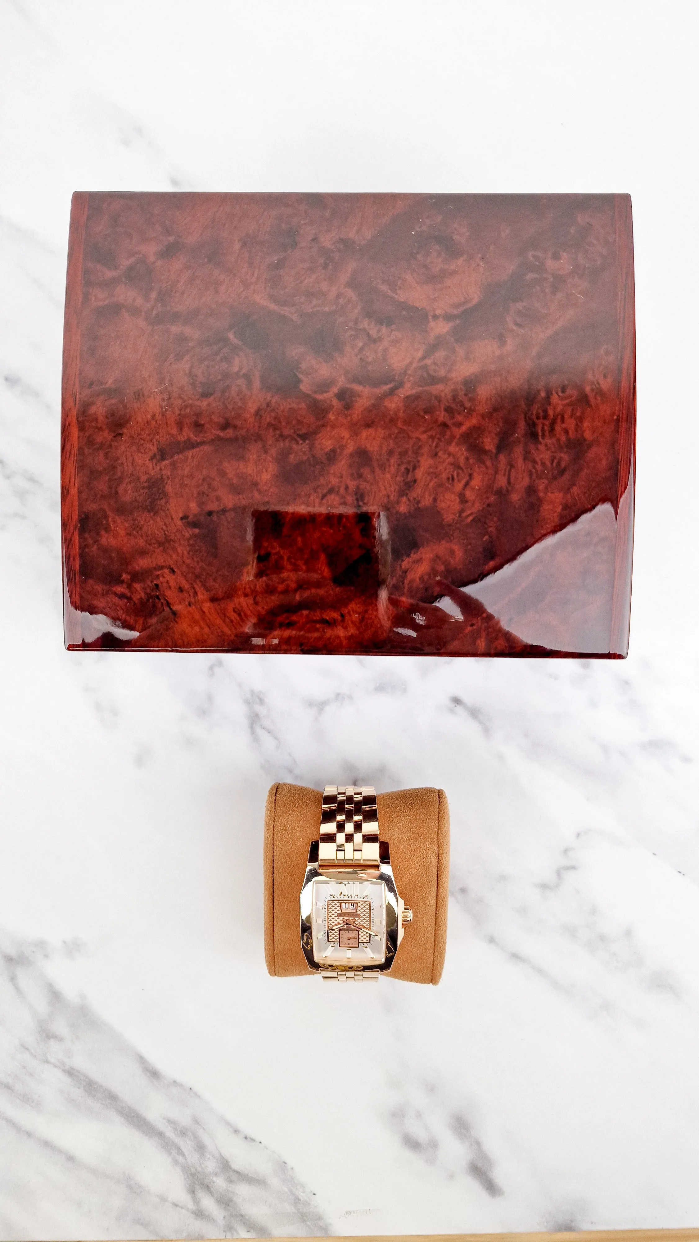Breitling for Bentley Flying B Date 18K Rose Gold Watch MOP Full Set Box & Papers R16362