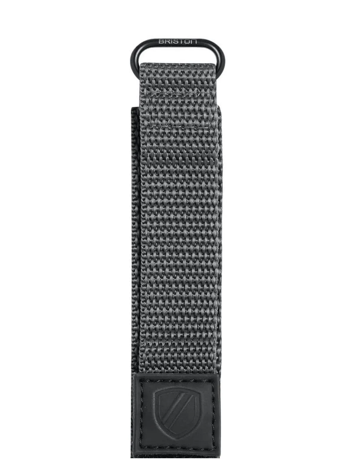 Briston Velcro Strap 20mm Grey PVD