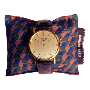 BUTTON DOWN HERMES CEDAR WATCH PILLOW - GREEN SADDLE