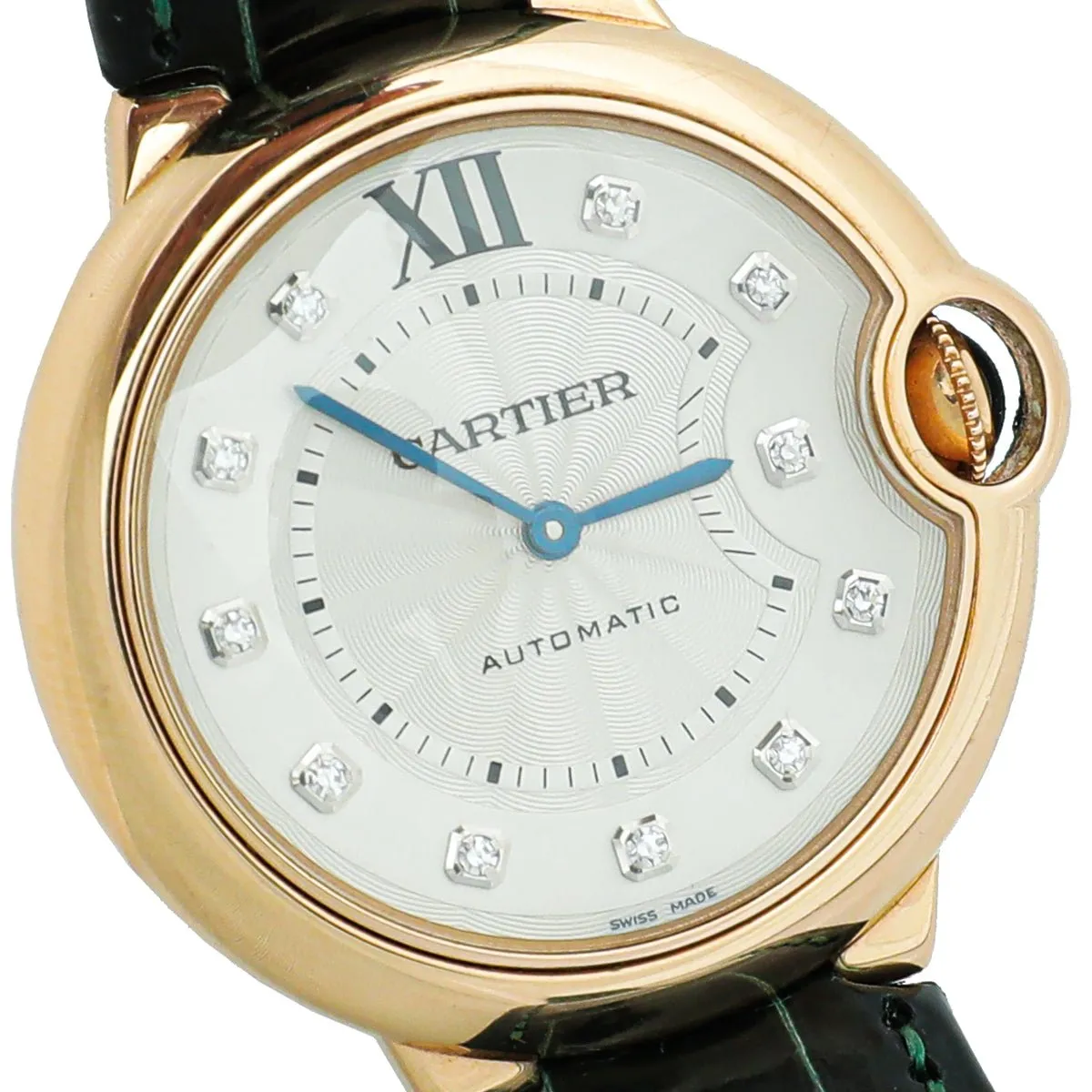 Cartier 18K Pink Gold Ballon Bleu De Cartier Automatic 36mm Watch