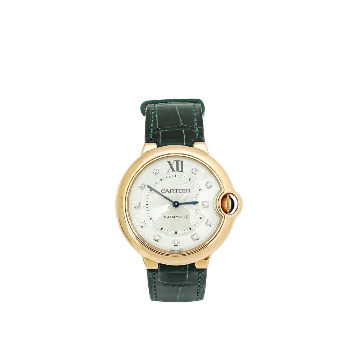 Cartier 18K Pink Gold Ballon Bleu De Cartier Automatic 36mm Watch