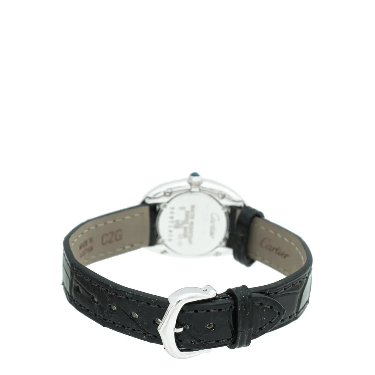 Cartier 18K White Gold Baignoire Quartz  Watch