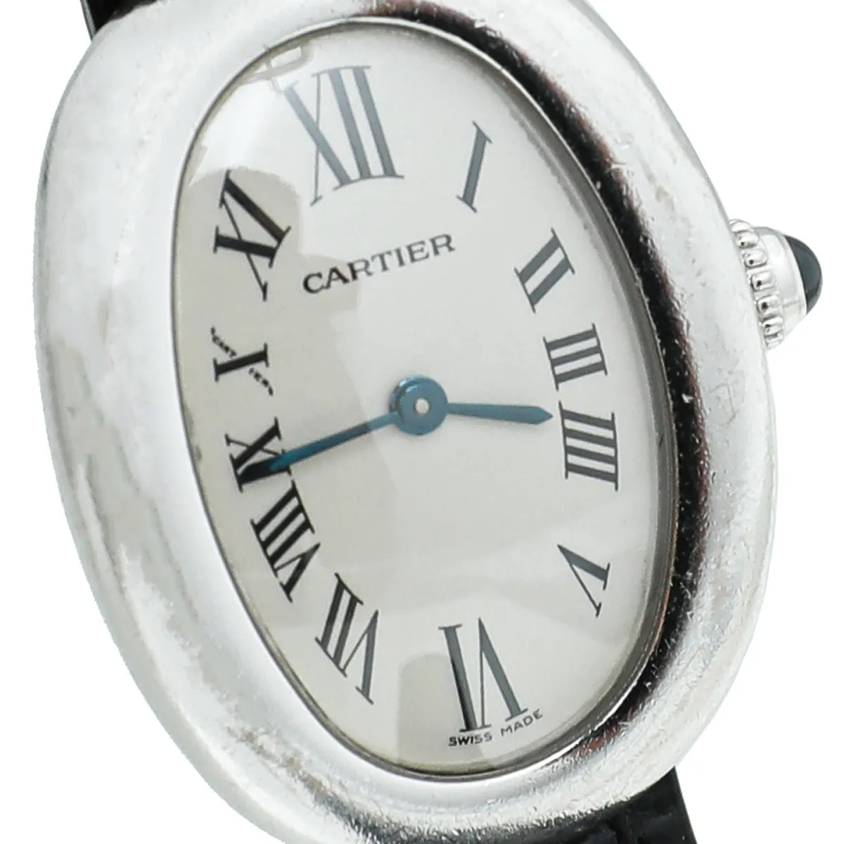 Cartier 18K White Gold Baignoire Quartz  Watch