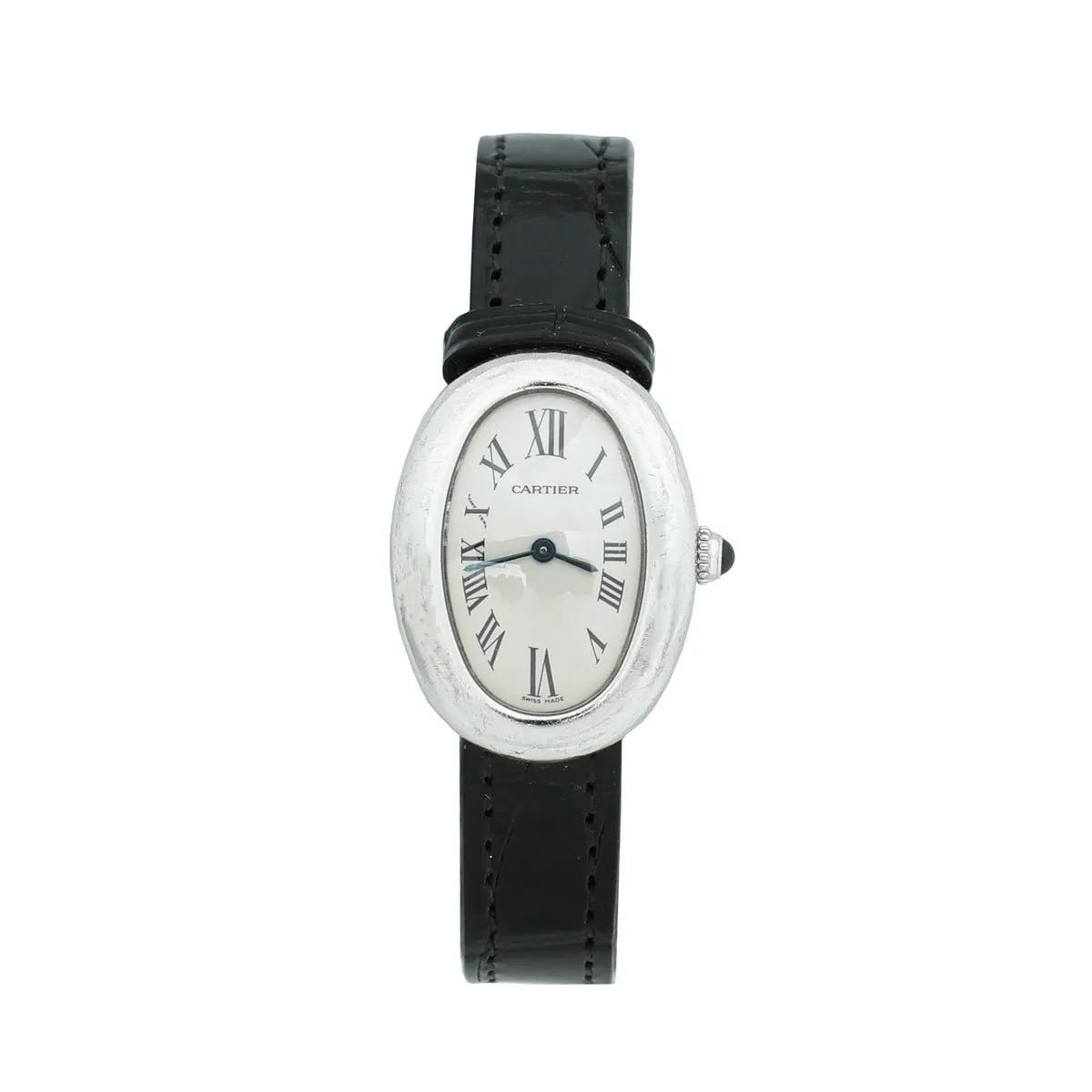 Cartier 18K White Gold Baignoire Quartz  Watch