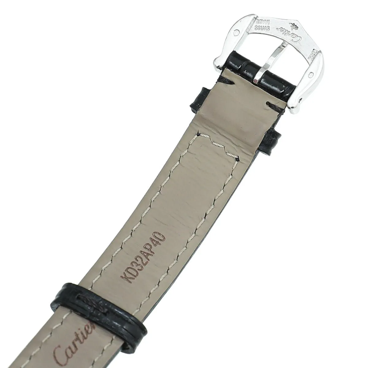 Cartier 18K White Gold Baignoire Quartz  Watch