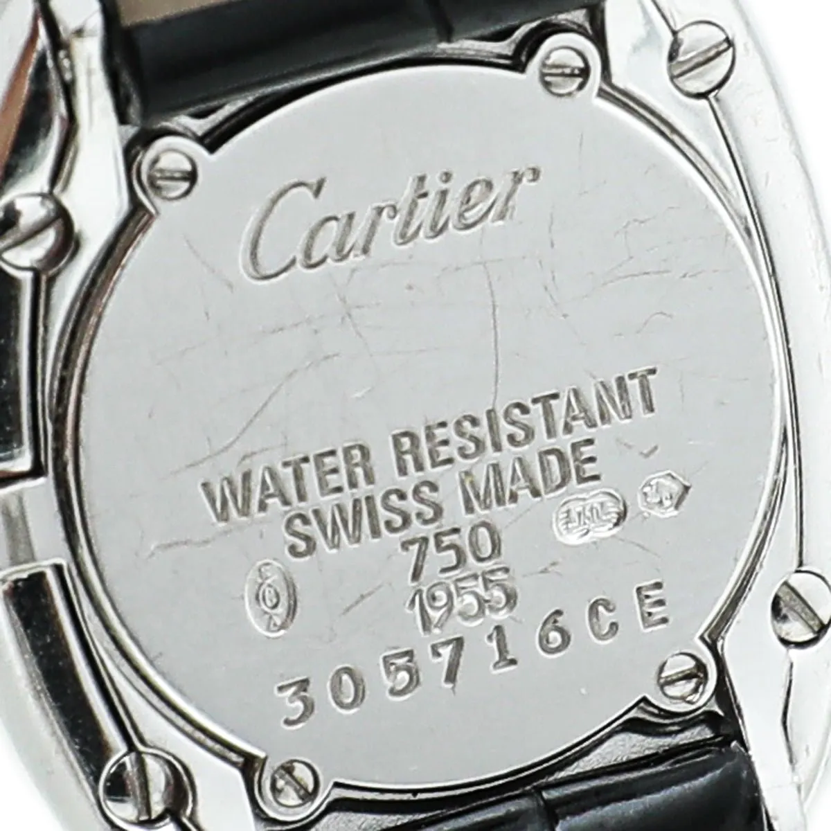 Cartier 18K White Gold Baignoire Quartz  Watch