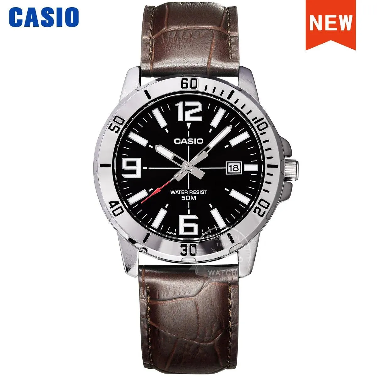 Casio watch men's top luxury suit quartz watch military sports leisure waterproof luminous electronic men watch MTP-VD300D-2E