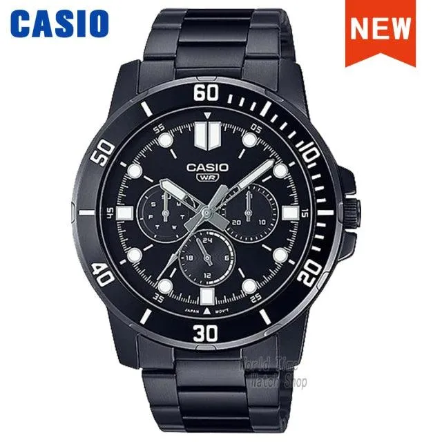 Casio watch men's top luxury suit quartz watch military sports leisure waterproof luminous electronic men watch MTP-VD300D-2E