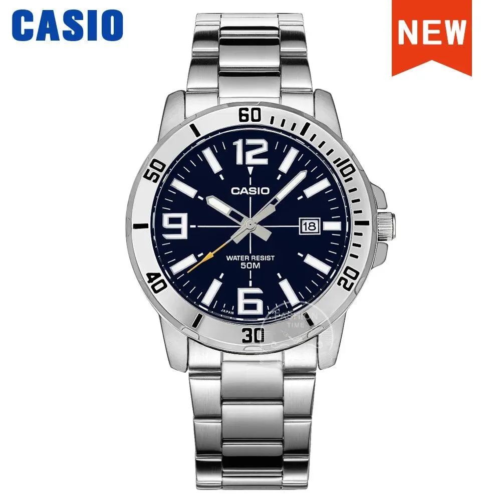 Casio watch men's top luxury suit quartz watch military sports leisure waterproof luminous electronic men watch MTP-VD300D-2E