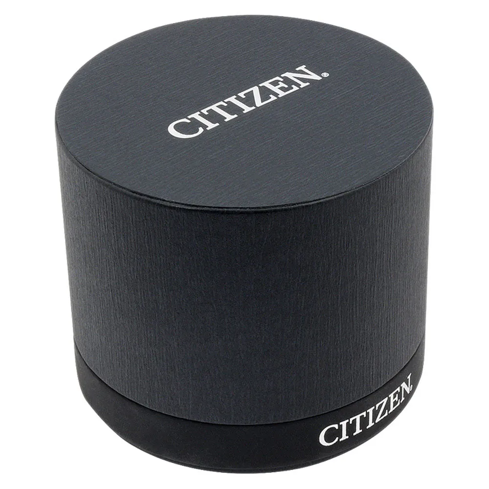 Citizen Eco-Drive Mens Chronograph Stainless Steel Case and Bracelet Black Watch - CA4184-81E