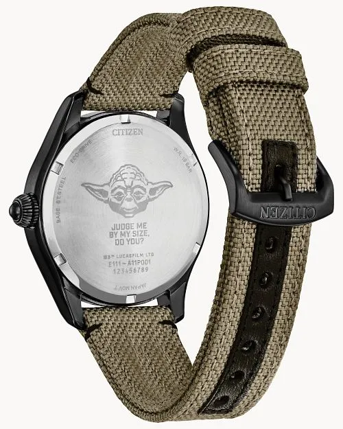 Citizen Yoda Brown Dial Nylon Strap Watch BM6839-06W