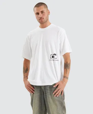 Connected Layered Landscape T-Shirt White