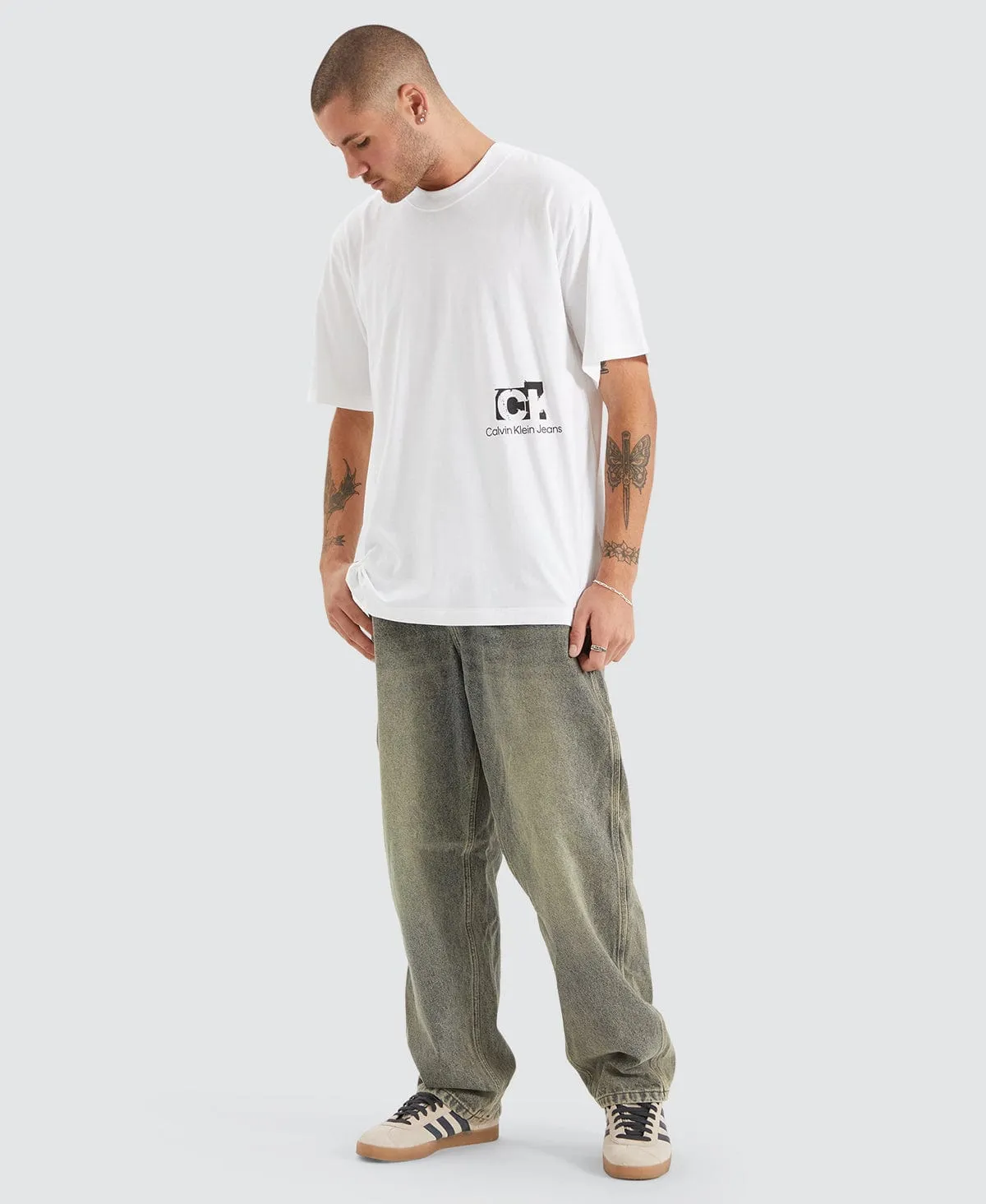 Connected Layered Landscape T-Shirt White