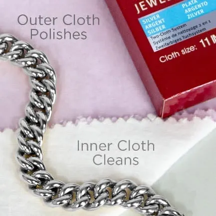 CONNOISSEURS SILVER JEWELLERY POLISHING CLOTH
