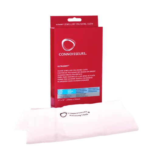 CONNOISSEURS SILVER JEWELLERY POLISHING CLOTH