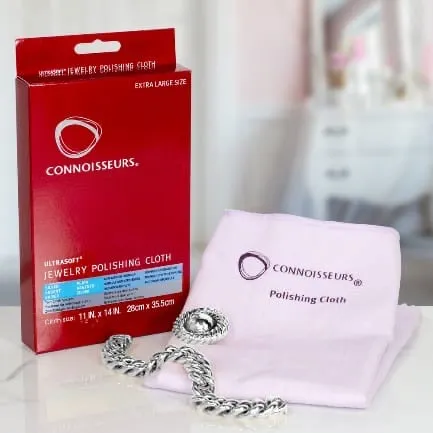 CONNOISSEURS SILVER JEWELLERY POLISHING CLOTH