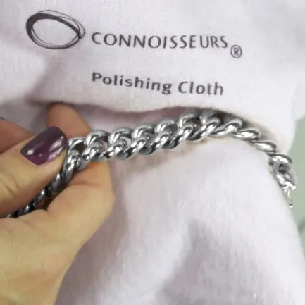 CONNOISSEURS SILVER JEWELLERY POLISHING CLOTH
