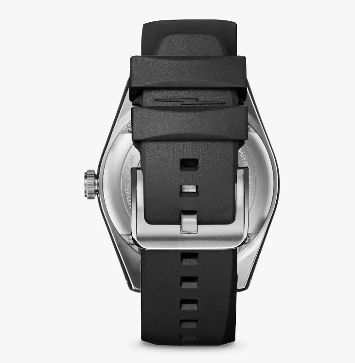 Duck 3h 42mm - Black Rubber Strap