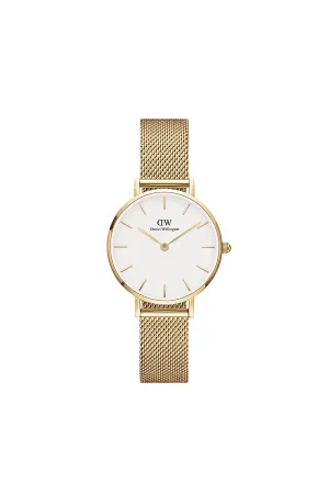 DW Petite 28 Evergold White Face Watch