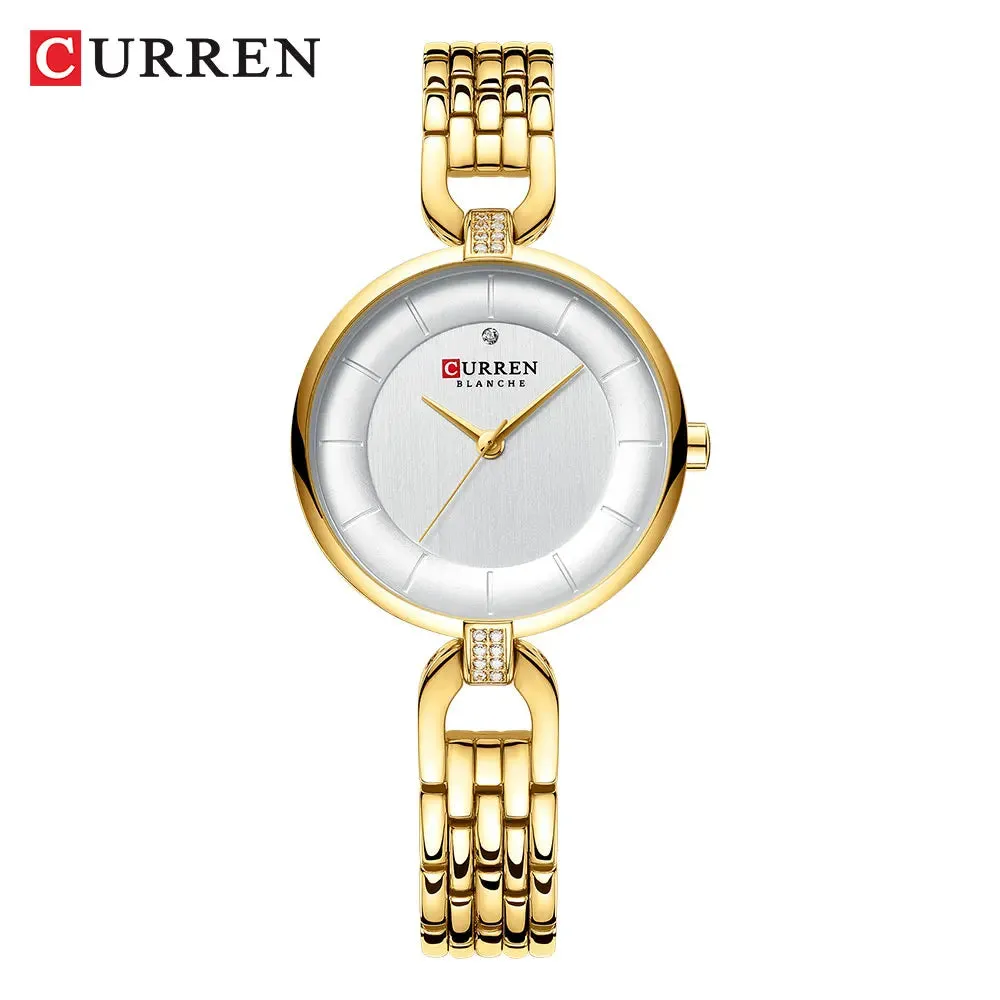 Elegance® Prestige 9052 Women Watch - Luxury Brand Simple Casual Quartz Watches Women Silver Dress Wristwatch Female Clock Ladies Watch with Stainless Steel