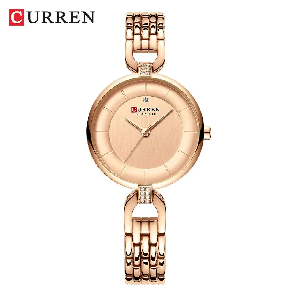 Elegance® Prestige 9052 Women Watch - Luxury Brand Simple Casual Quartz Watches Women Silver Dress Wristwatch Female Clock Ladies Watch with Stainless Steel