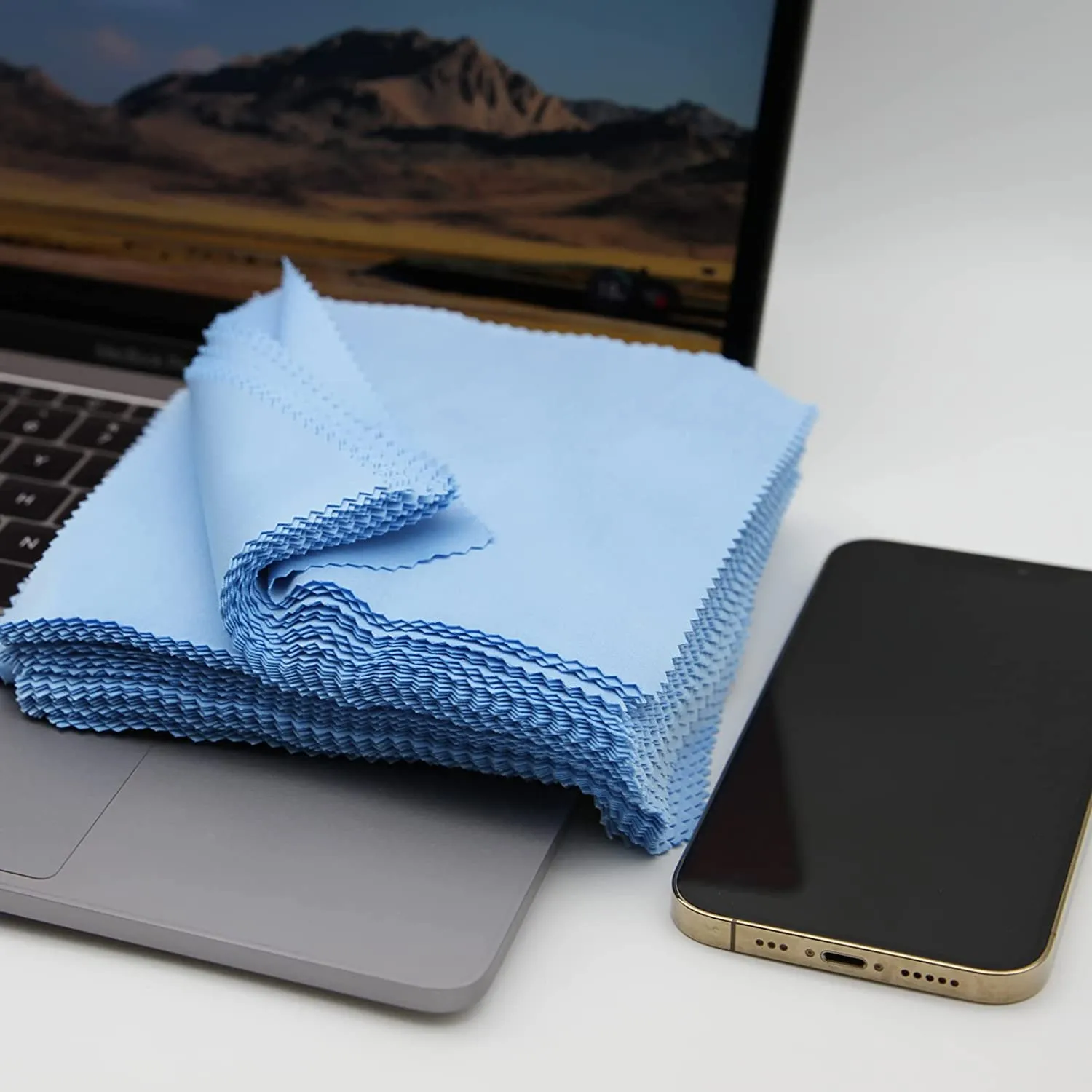 Eyeglasses Lens Cloth Neutral and Fully Customizable 10,000pcs/case (5.5"x5.5")