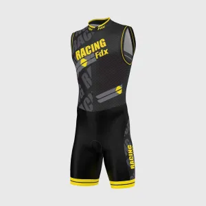Fdx Core Yellow Men's Sleeveless Padded Triathlon Suit