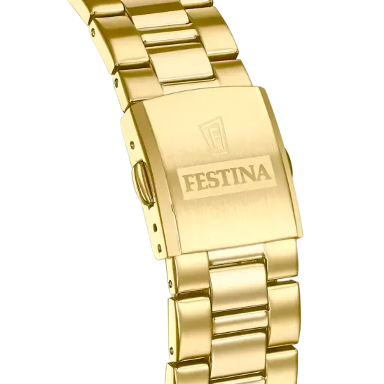 Festina Men's Elegance Stainless Steel F20555/2 Watch with Classic White Dial