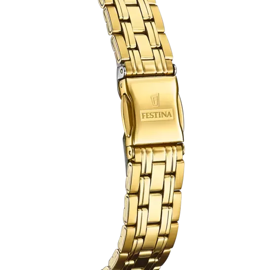 Festina Women's Elegance Gold Dial Stainless Steel Watch F20514/3