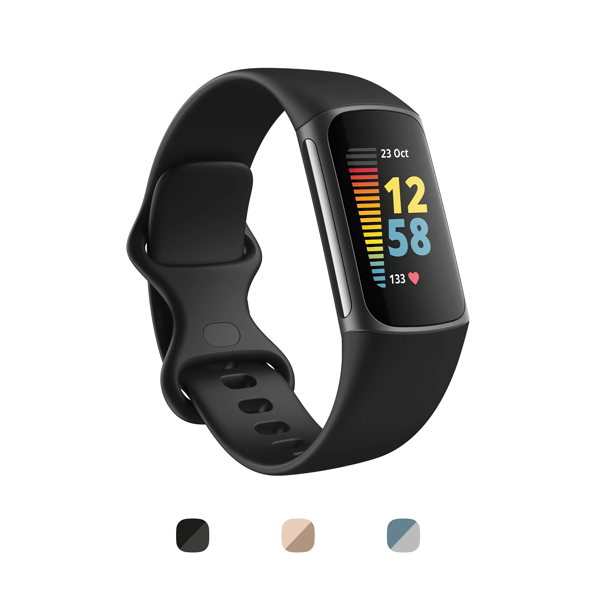 Fitbit Charge 5 Fitness Wristband (FB421) (Black / Graphite)