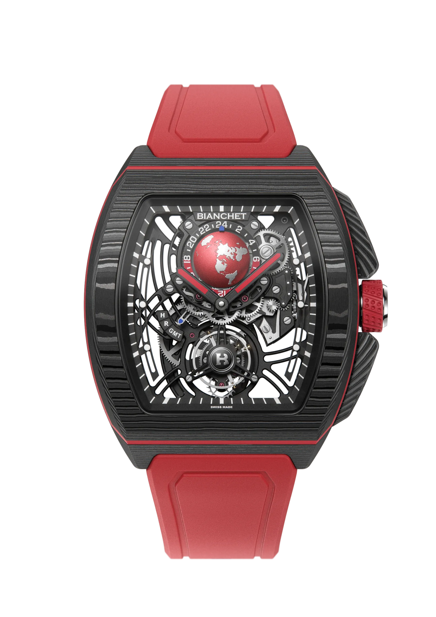 Flying Tourbillon Sport GMT B 1.618 Carbon Red