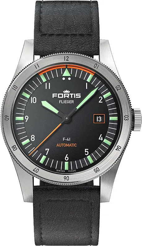 FOR Watch Flieger F-41 AutoMTic On AVTS Strap
