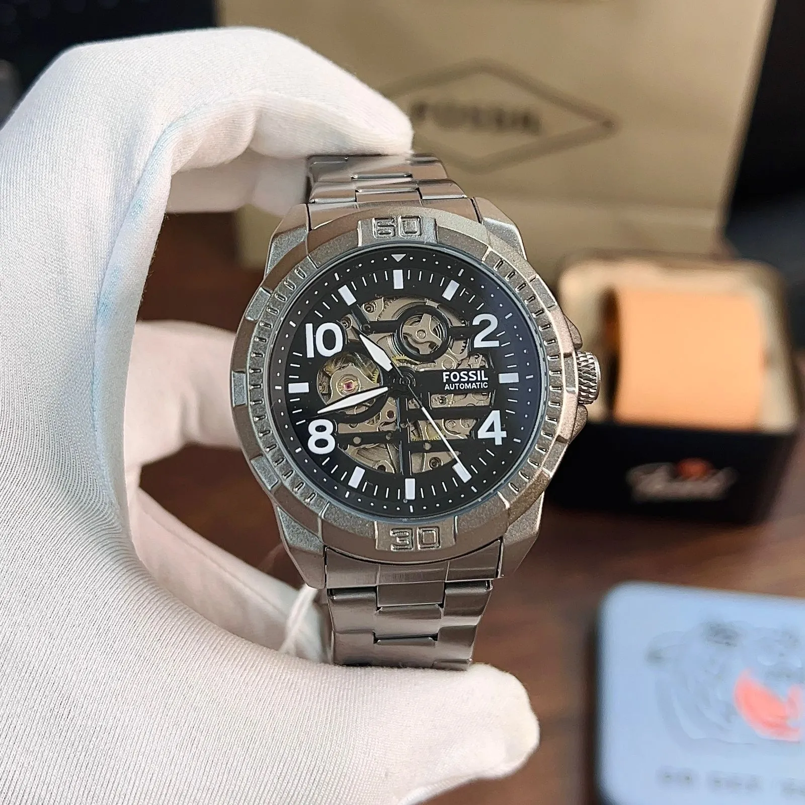 Fossil Bronson Gunmetal Men's Analog Watch