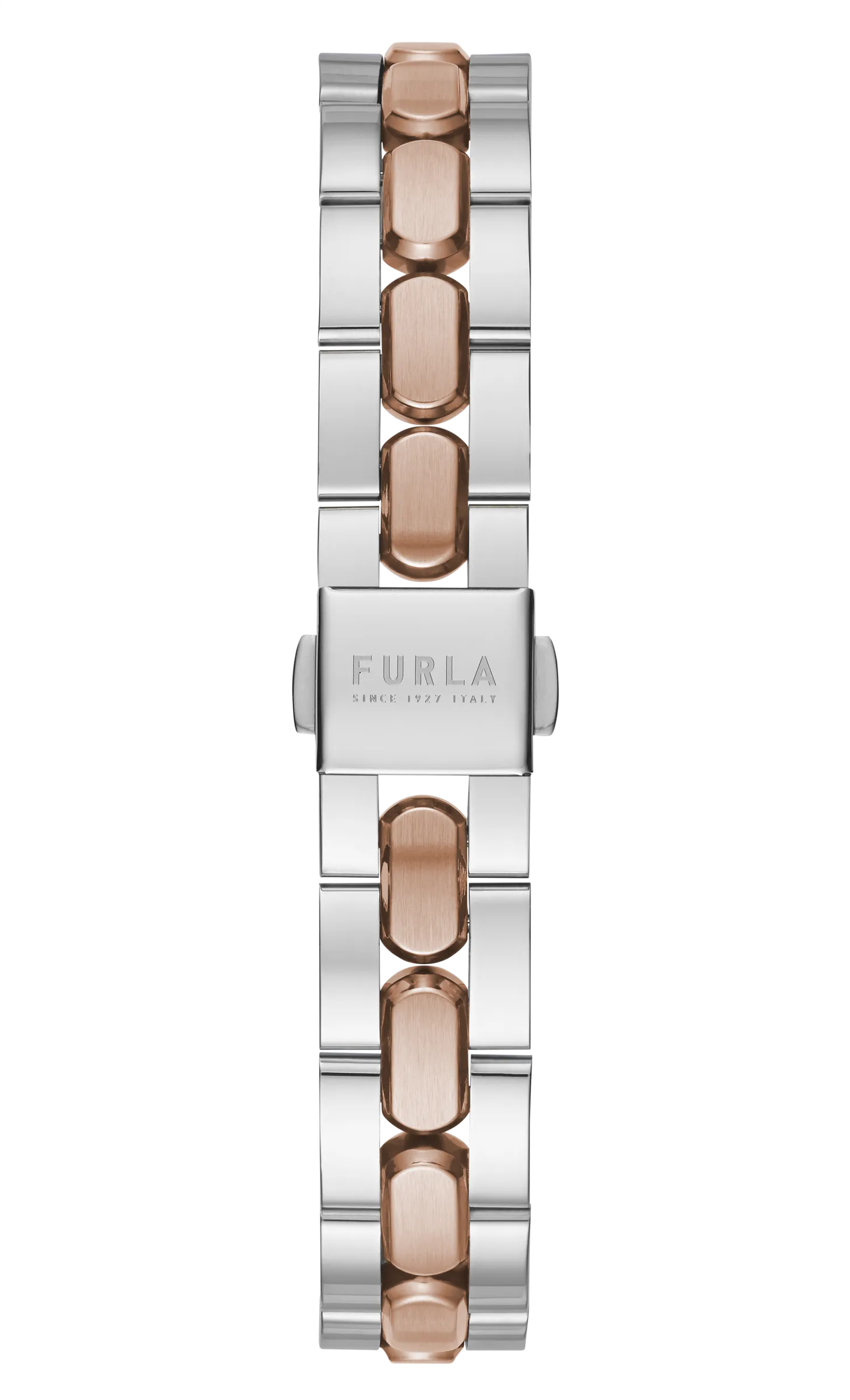 Furla Watches - Logo Rose Gold/Silver Bracelet Link Watch