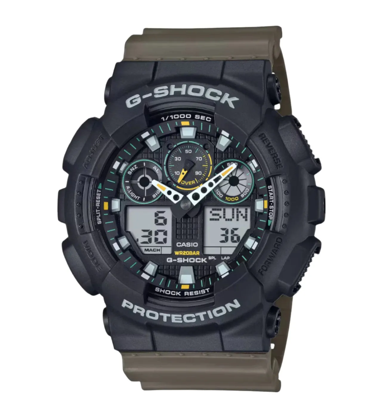 G SHOCK-ANALOG-DIGITAL
GA-100 SERIES
GA-100TU-1A3