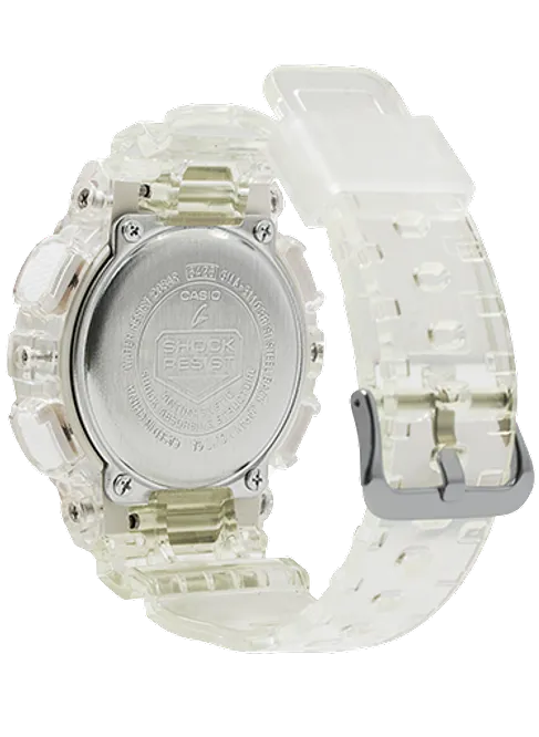 G-Shock GMA-S110SR-7 Digital Analog Clear Resin Strap Women Watches