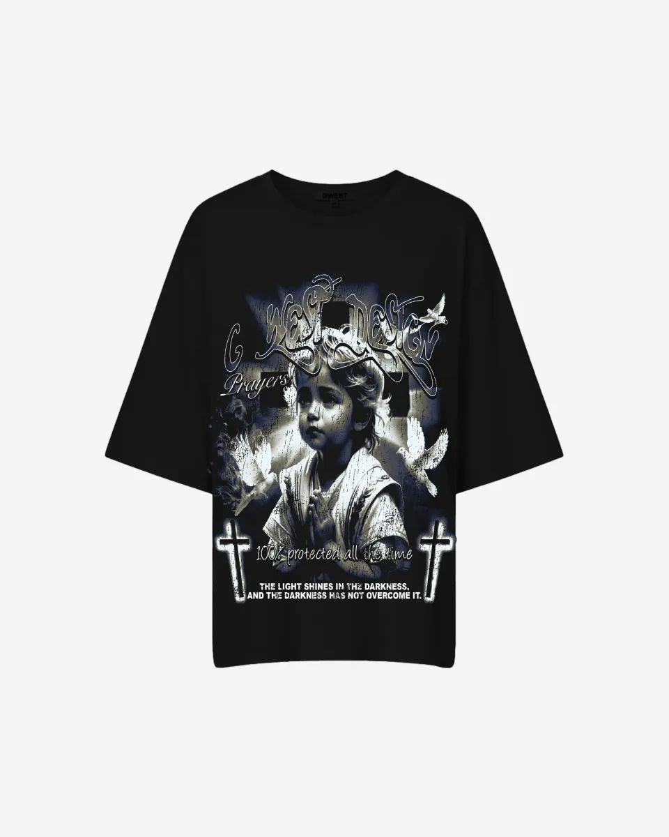 G West Connected All The Time Premium Oversized Tee -WOMEN
