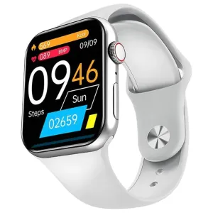 Green Lion Active Pro GNSW22 Smart Watch Silver Case With Silver Strap & Extra Strap