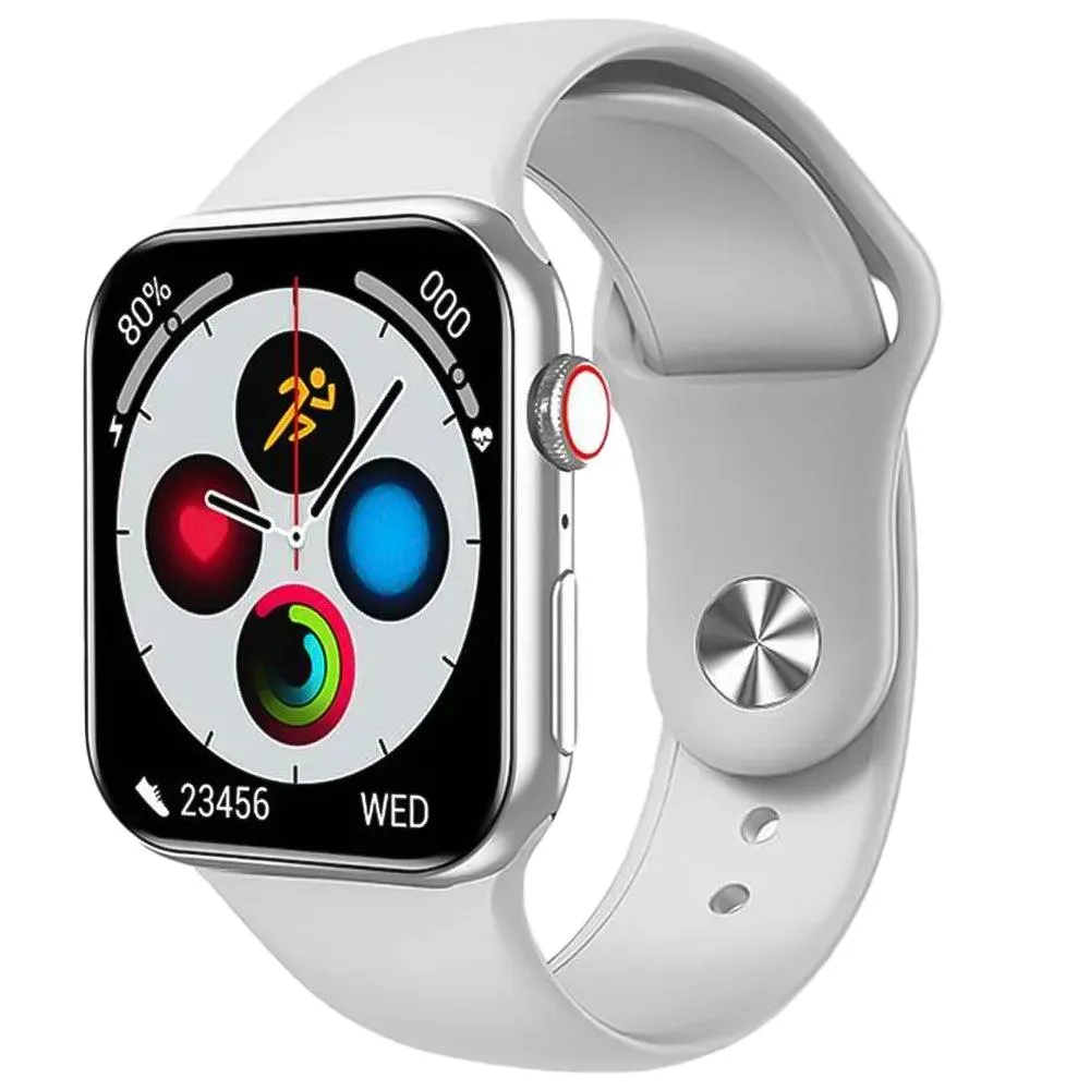 Green Lion Active Pro GNSW22 Smart Watch Silver Case With Silver Strap & Extra Strap