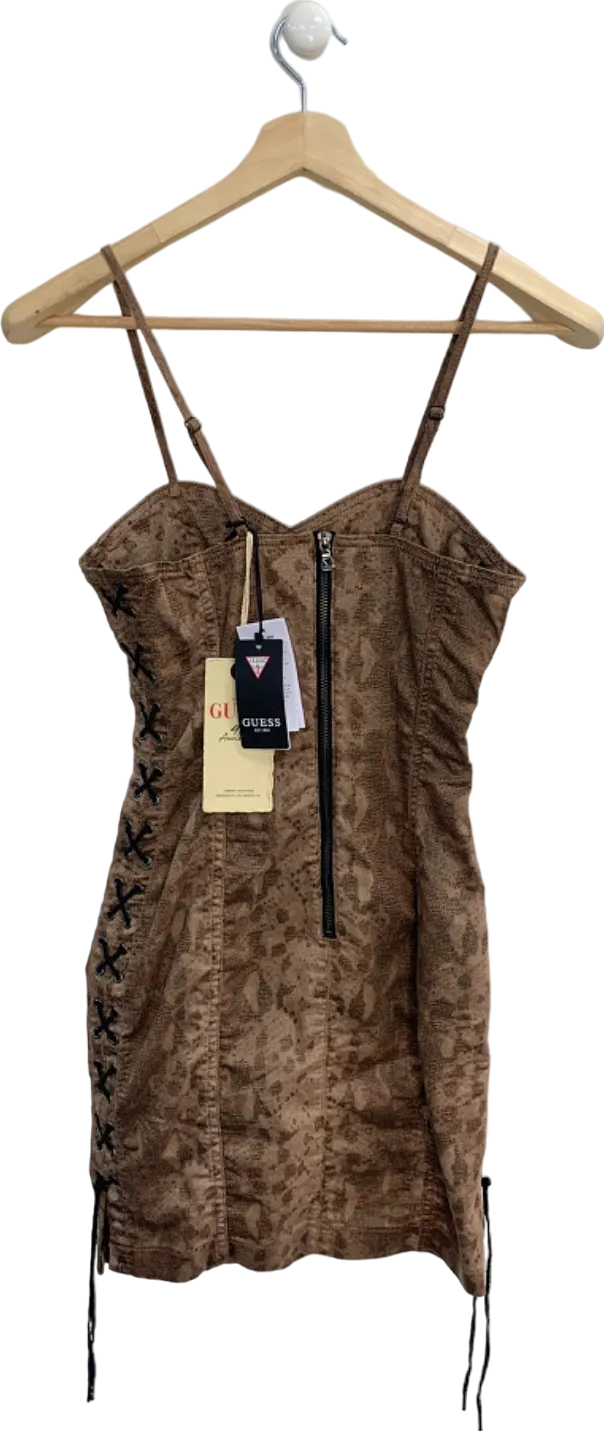 Guess Brown 40th Anniversary Dress UK S