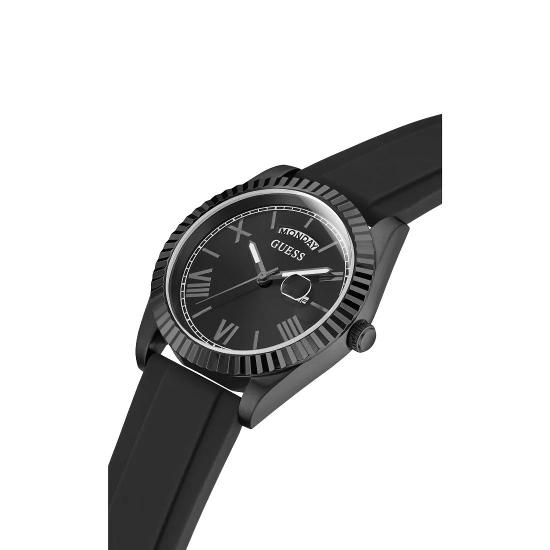 Guess Men 42 mm Black Dial Analog Watch- GW0335G1