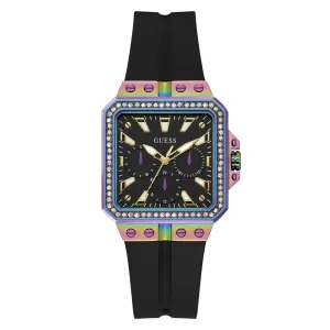 Guess Women 34 mm Black Dial Analog Watch- GW0618L3