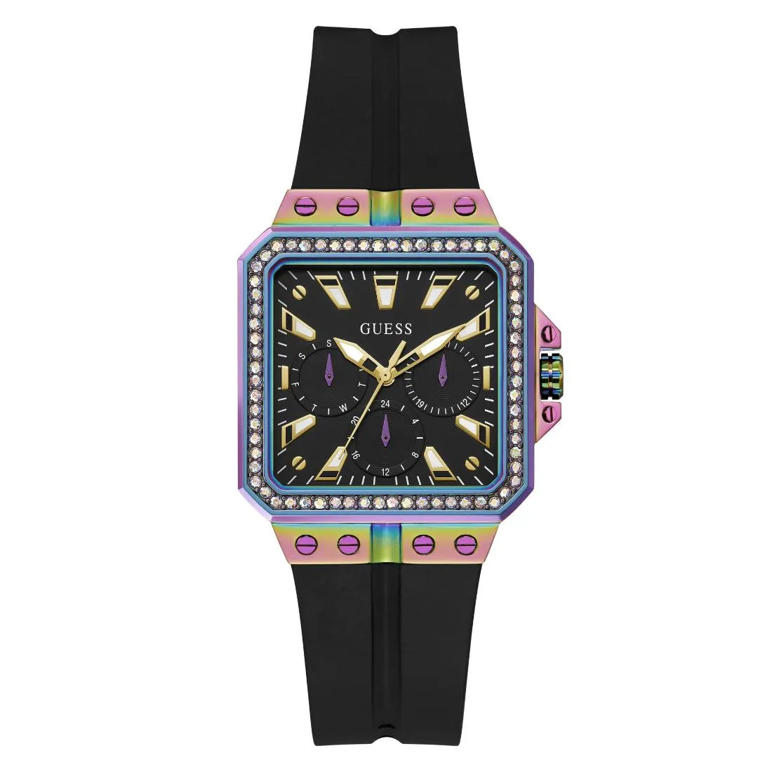 Guess Women 34 mm Black Dial Analog Watch- GW0618L3