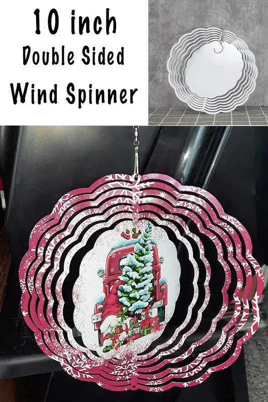 Halloween Decor Flying Witch Pump Wind Spinner
