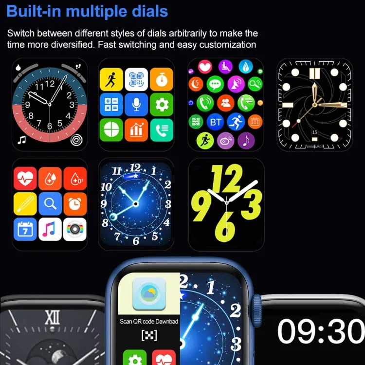 HD 1.75-Inch IP67 Waterproof Smart Sports Watch with Bluetooth Calling, GPS Tracking, and Heart Rate Monitor