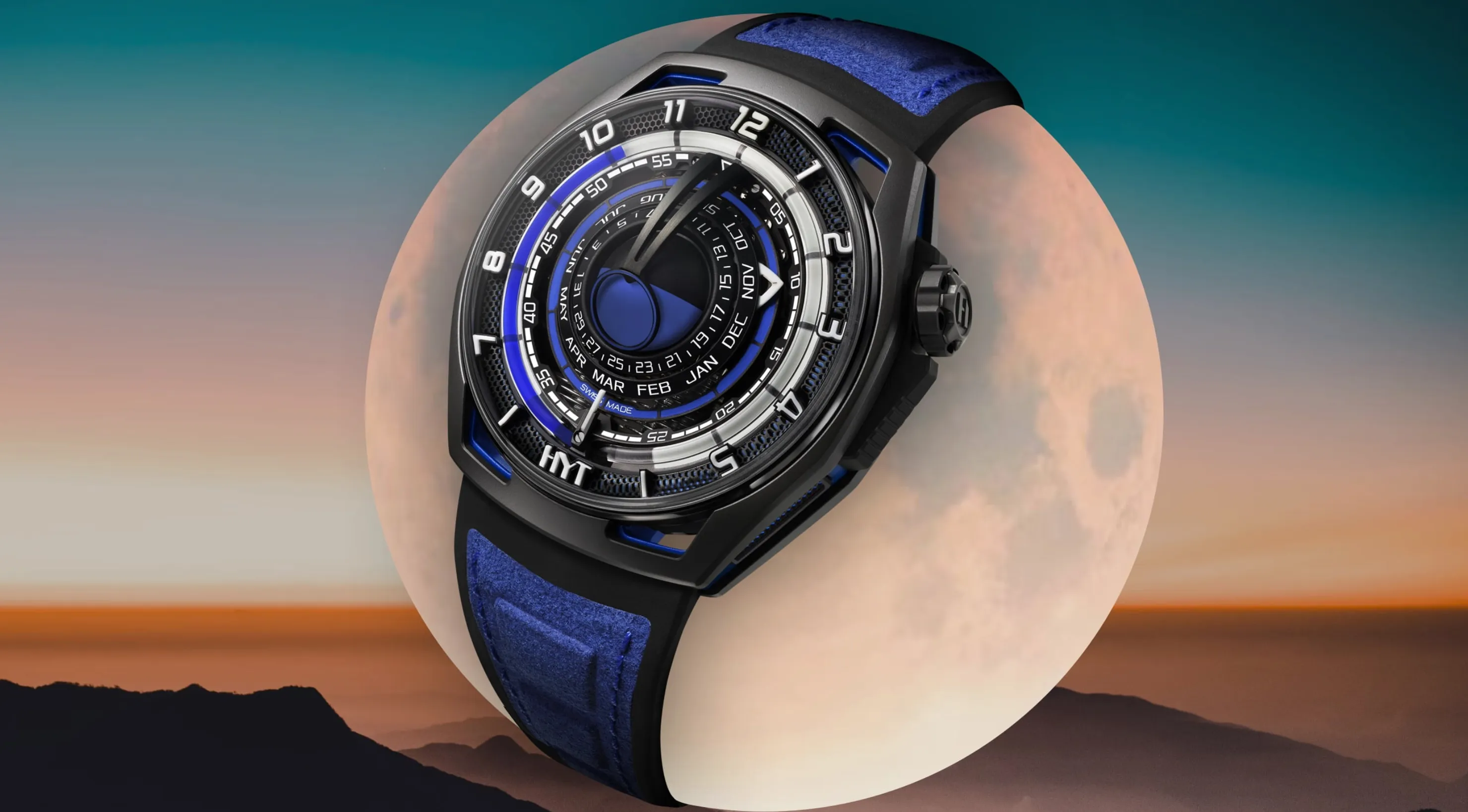 HT Watches Moon Runner Supernova Blue Limited Edition