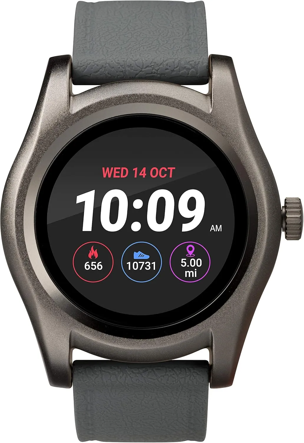 iConnect by Timex Classic Round Touchscreen Smartwatch with Heart Rate, Notifications and Two-Way Bluetooth Calling